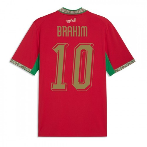 Marokko Brahim Diaz #10 Hjemmebanetrøje VM 2026 Kortærmet